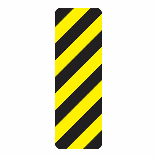 Diagonal Striped Yellow and Black marker