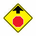 Stop Sign Ahead Sign